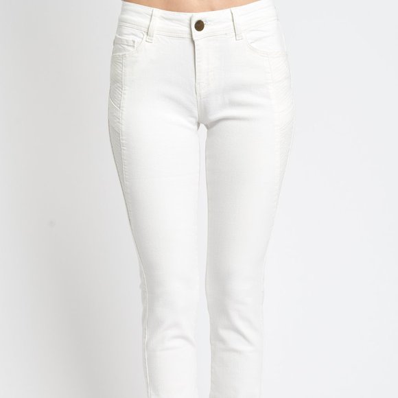 Bootcut White Pants Jeans - Picture 2 of 3